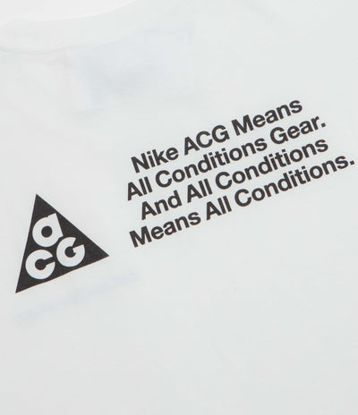 Nike ACG MBR T-Shirt - Summit White / Black