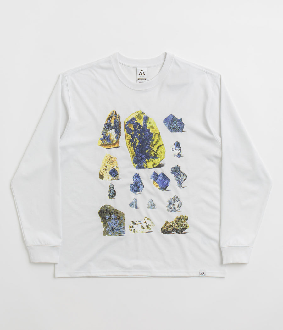 Nike ACG Minerals Long Sleeve T-Shirt in Summit White
