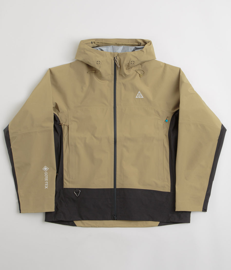 Nike ACG Misery Ridge Jacket in Parachute Beige and Anthracite / Summit White