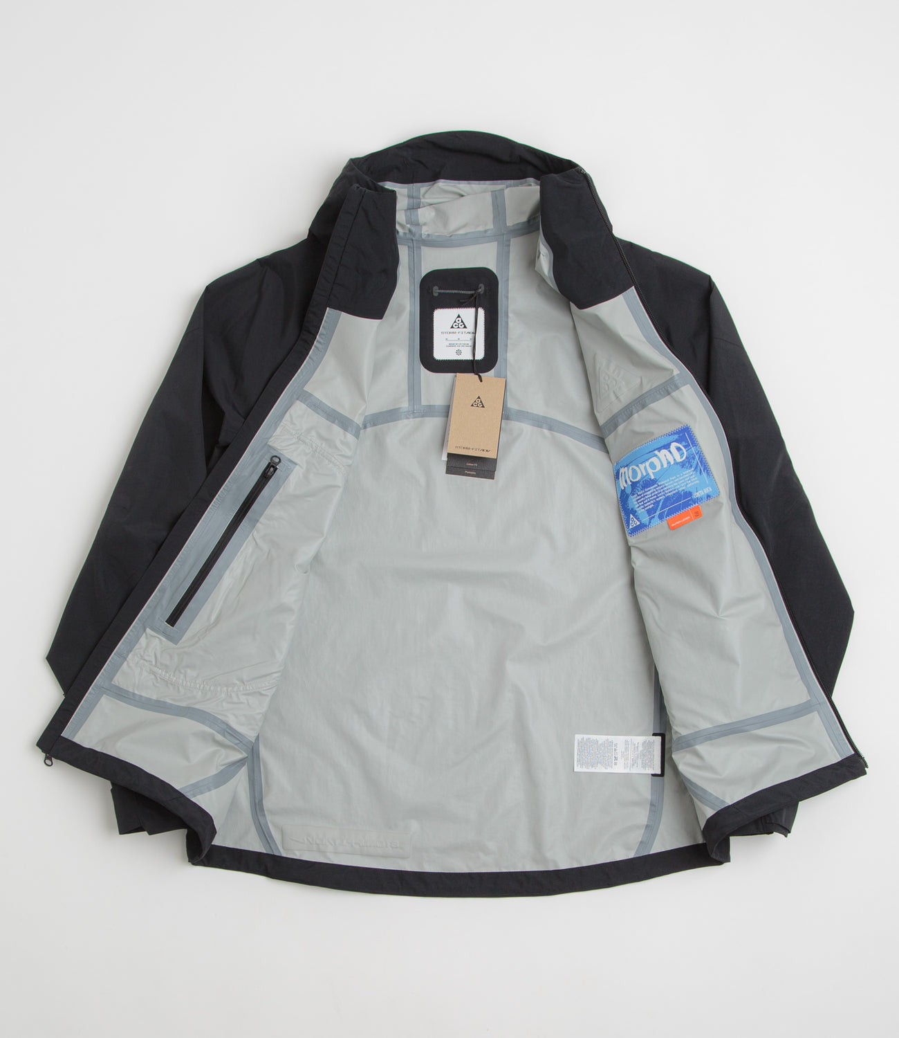 Nike ACG Morpho Rain Jacket - Black / Black / Summit White