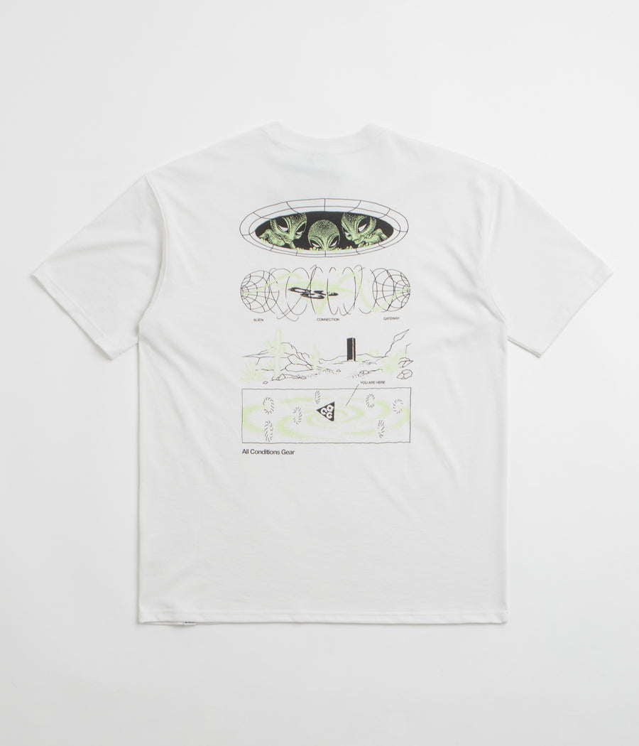 Nike ACG Mystery Lights T-Shirt in Summit White