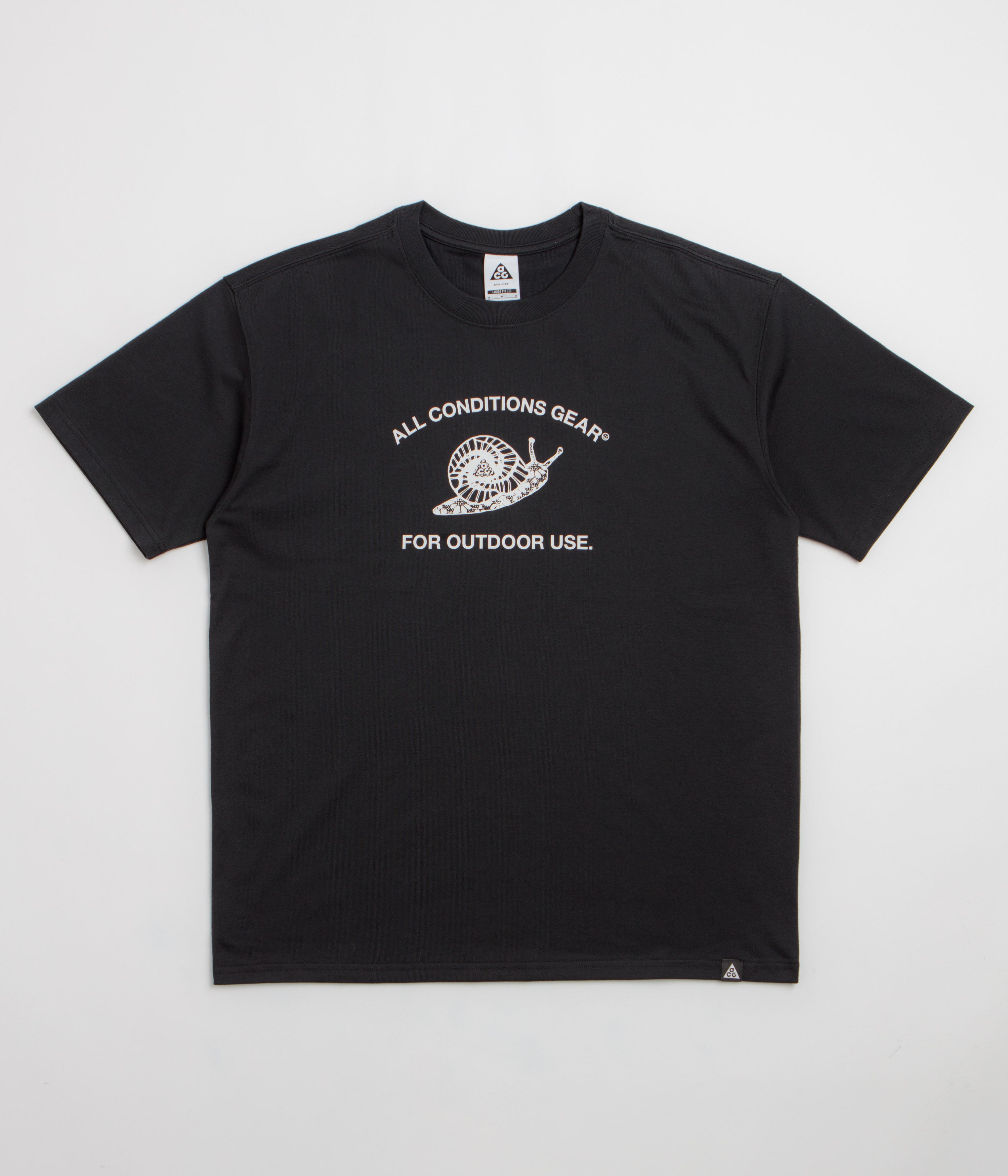 Nike ACG Mystery Snail T-Shirt - Black