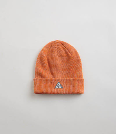 Nike ACG Peak Beanie in Campfire Orange and Total Orange