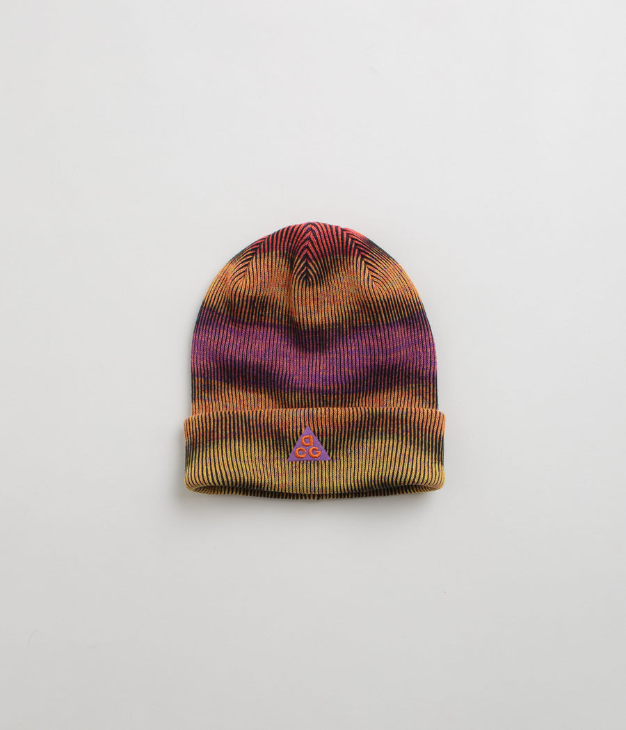 Nike ACG Peak Beanie in Safety Orange and Lightening / Safety Orange