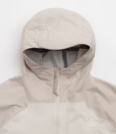 Nike ACG Phantazma Jacket in Cream II and Light Orewood Brown / Summit White