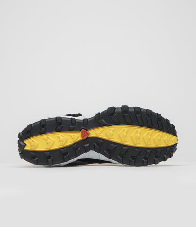 Nike ACG Phassad Shoes in Black and Yellow Zest and Metallic Silver