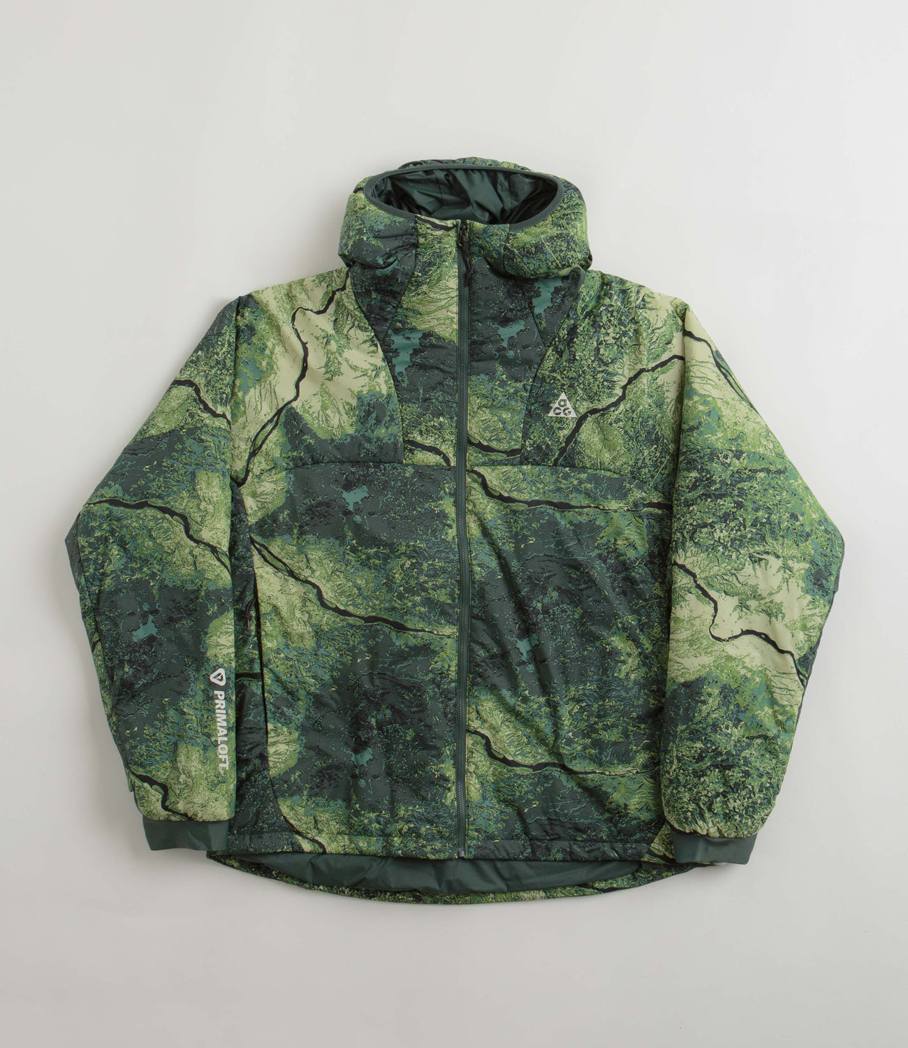 Jacket Rope Nike ACG Rope de Dope Print Jacket - Vintage Green / Summit White ...
