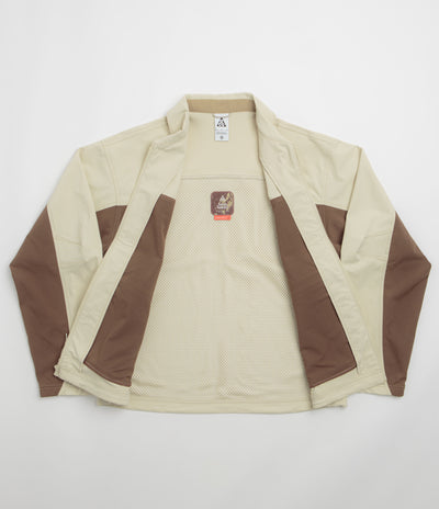 Nike ACG Smith Summit Jacket in Light Khaki and Parachute Beige / Summit White