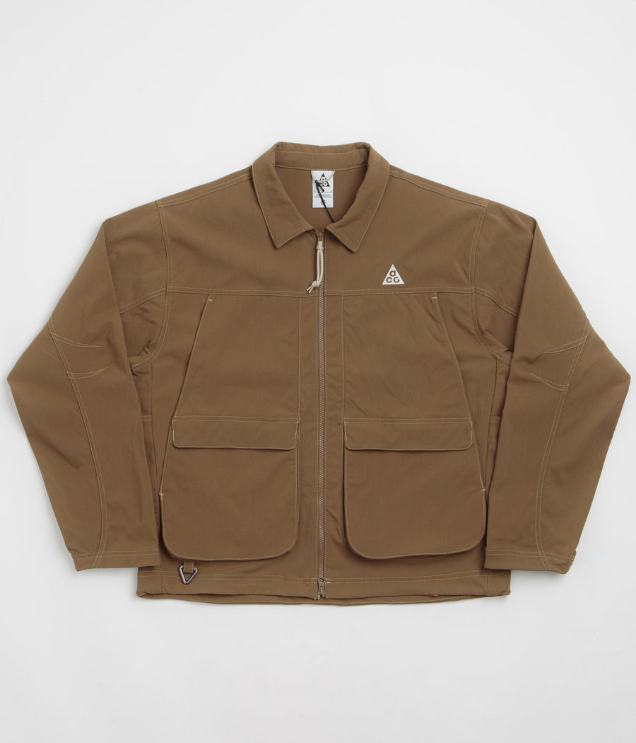 Nike ACG Smith Summit Jacket - Mosswood Brown / Light Khaki / Summit White