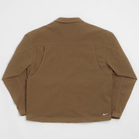 Nike ACG Smith Summit Jacket in Mosswood Brown and Light Khaki / Summit White thumbnail
