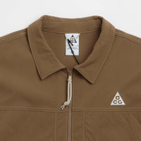 Nike ACG Smith Summit Jacket in Mosswood Brown and Light Khaki / Summit White thumbnail
