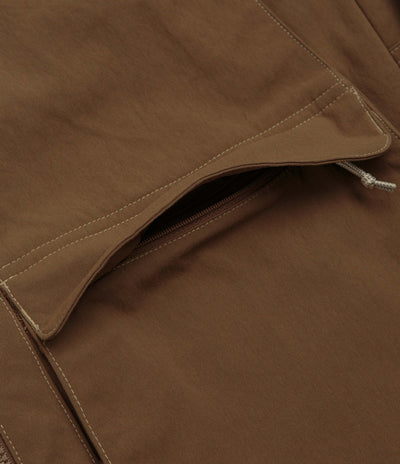 Nike ACG Smith Summit Jacket in Mosswood Brown and Light Khaki / Summit White