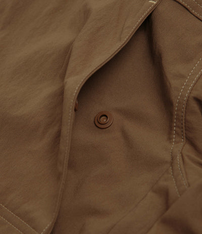 Nike ACG Smith Summit Jacket in Mosswood Brown and Light Khaki / Summit White