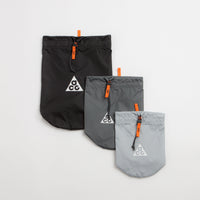 Nike ACG Stuff Sack (3 Pack) - Black / Safety Orange / Summit White thumbnail