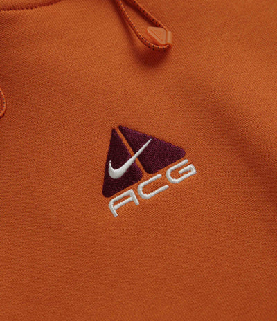 Nike ACG Therma-FIT Fleece Hoodie - Campfire Orange / Summit White