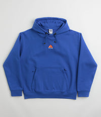 Nike ACG Therma-FIT Fleece Hoodie in Game Royal and Safety Orange / Summit White