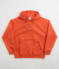 Nike ACG Therma-FIT Fleece Hoodie in Picante Red and Cinnamon / Summit White