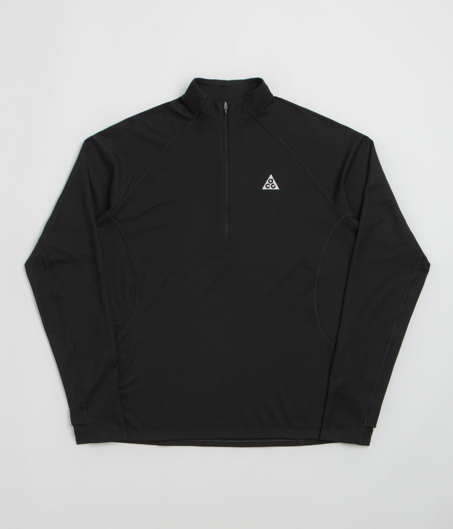 Nike ACG Trail 1/2 Zip Midlayer Sweatshirt - Black / Black / Summit White