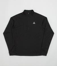 Nike ACG Trail 1/2 Zip Midlayer Sweatshirt in Black and Black / Summit White