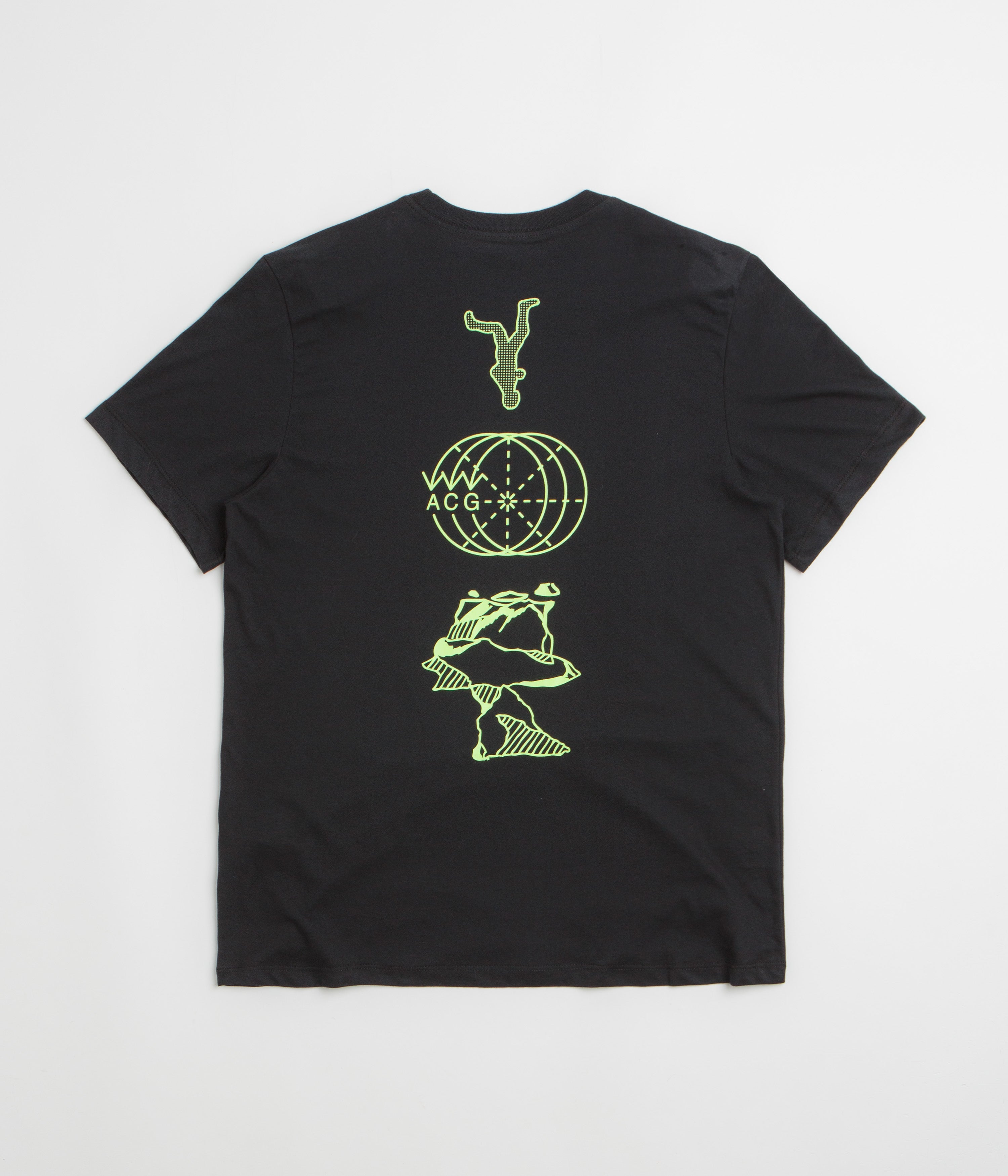 Nike ACG Trail Energy T-Shirt - Black / Volt Ice