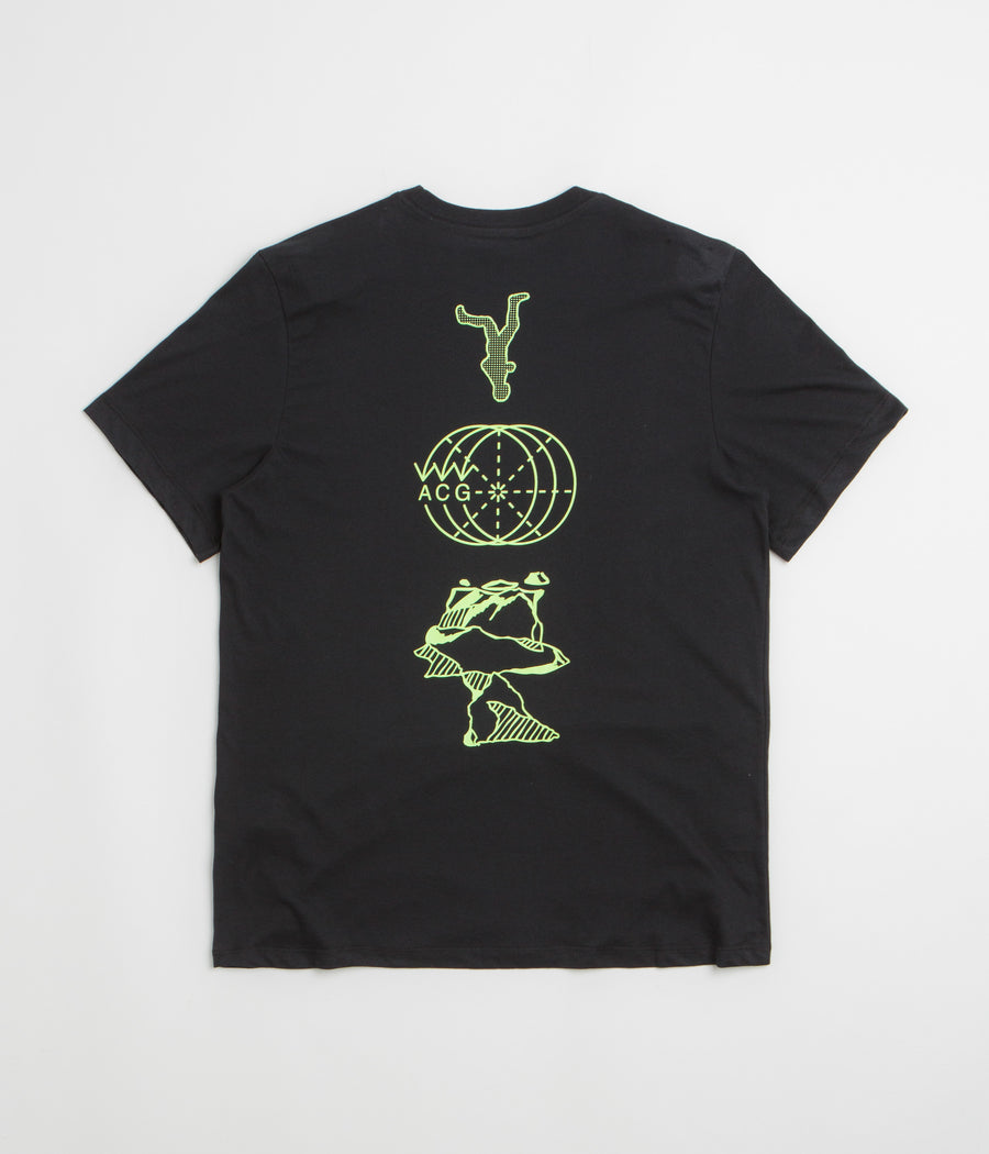 Nike ACG Trail Energy T-Shirt - Black / Volt Ice