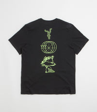 Nike ACG Trail Energy T-Shirt in Black and Volt Ice