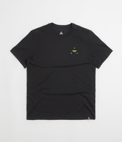 Nike ACG Trail Energy T-Shirt in Black and Volt Ice