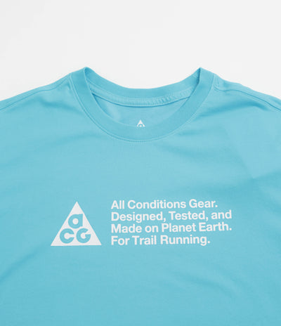 Nike ACG Trail Logo T-Shirt - Baltic Blue
