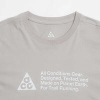 Nike ACG Trail Logo T-Shirt in College Grey thumbnail