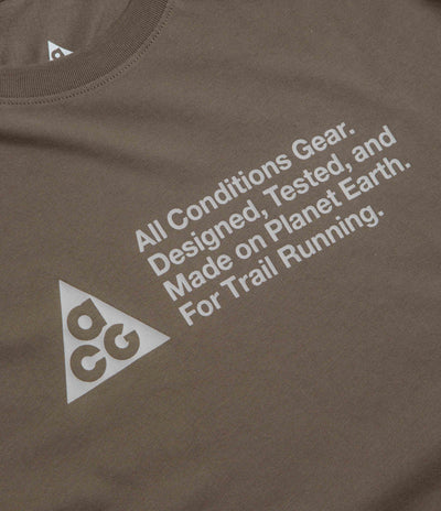 Nike ACG Trail Logo T-Shirt - Ironstone