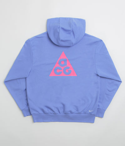Nike ACG Trail Magic Hour Hoodie in Royal Pulse and Hyper Pink / Summit White