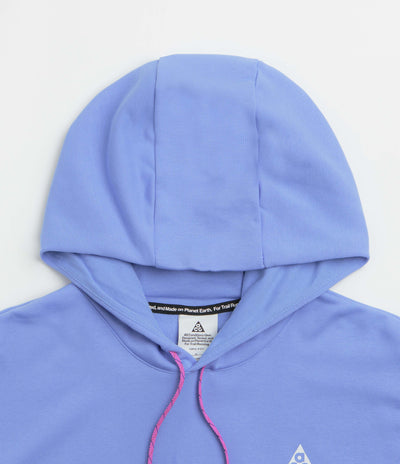 Nike ACG Trail Magic Hour Hoodie in Royal Pulse and Hyper Pink / Summit White
