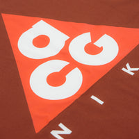 Nike ACG Tri Logo T-Shirt in Cinnamon and Picante Red thumbnail