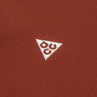 Nike ACG Tri Logo T-Shirt in Cinnamon and Picante Red thumbnail