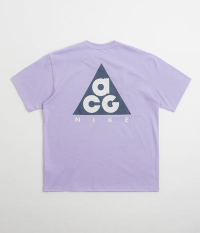 Nike ACG Tri Logo T-Shirt in Hydrangeas and Thunder Blue