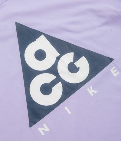 Nike ACG Tri Logo T-Shirt in Hydrangeas and Thunder Blue
