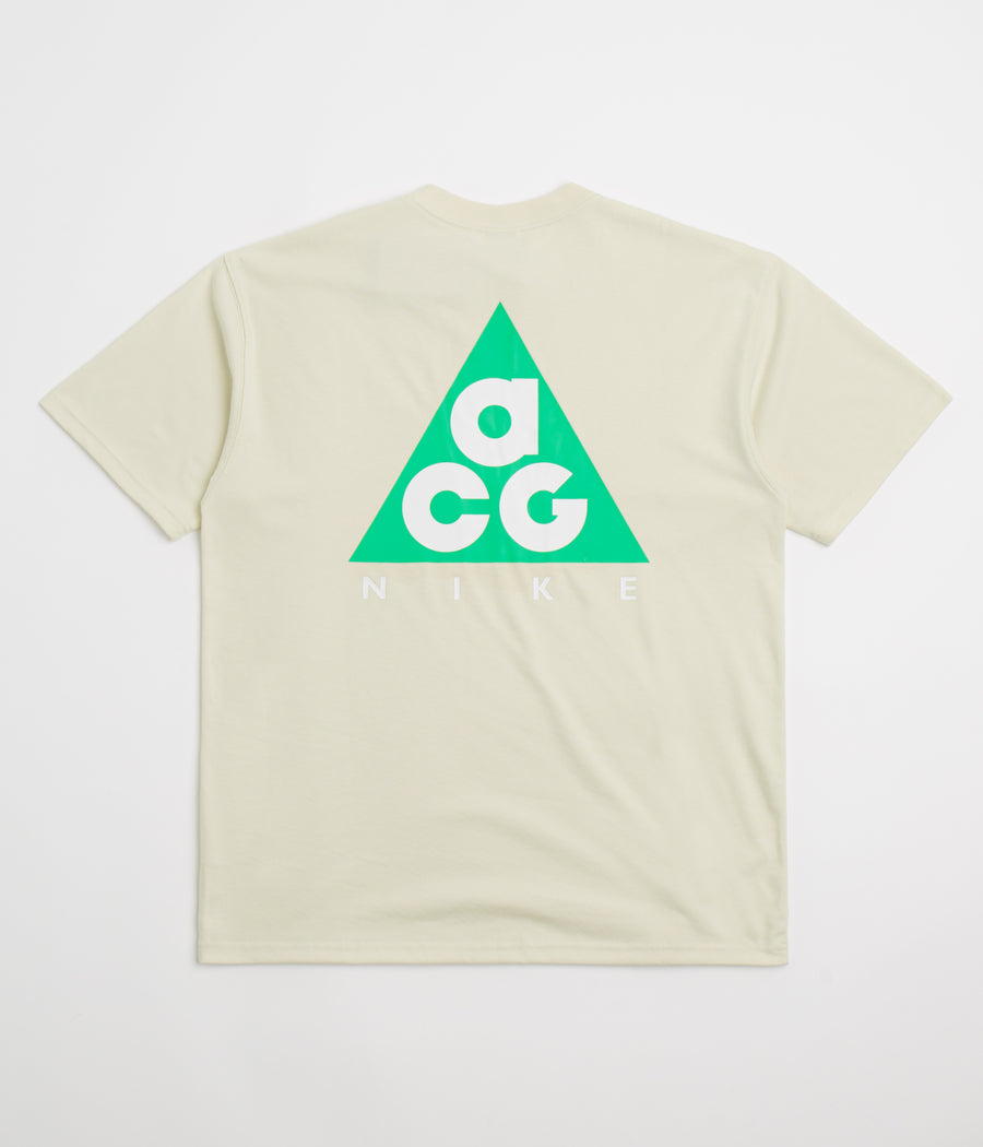 Nike ACG Tri Logo T-Shirt in Light Khaki