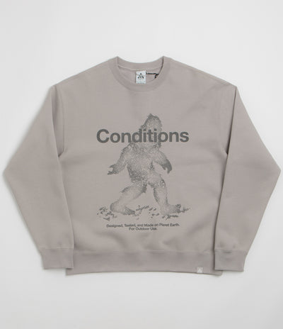 Nike ACG Tuff Fleece Crewneck Sweatshirt - College Grey