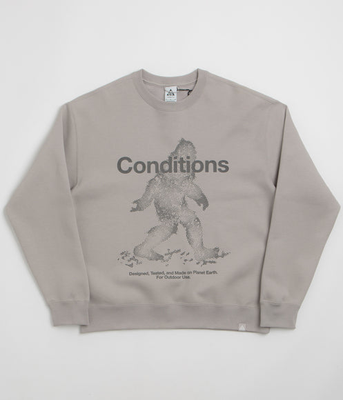 Nike ACG Tuff Fleece Crewneck Sweatshirt - College Grey