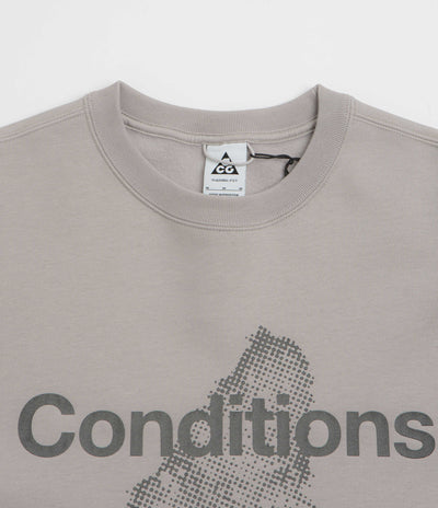 Nike ACG Tuff Fleece Crewneck Sweatshirt - College Grey