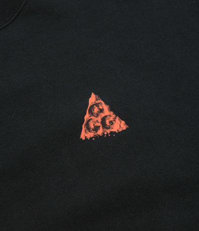 Nike ACG Tuff Fleece Graphic Crewneck Sweatshirt - Black