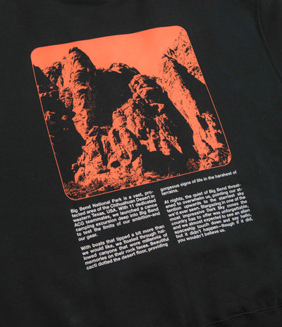 Nike ACG Tuff Fleece Graphic Crewneck Sweatshirt - Black