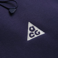 Nike ACG Tuff Fleece Hoodie - Purple Ink / Summit White / Summit White thumbnail