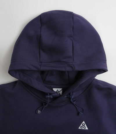 Nike ACG Tuff Fleece Hoodie - Purple Ink / Summit White / Summit White
