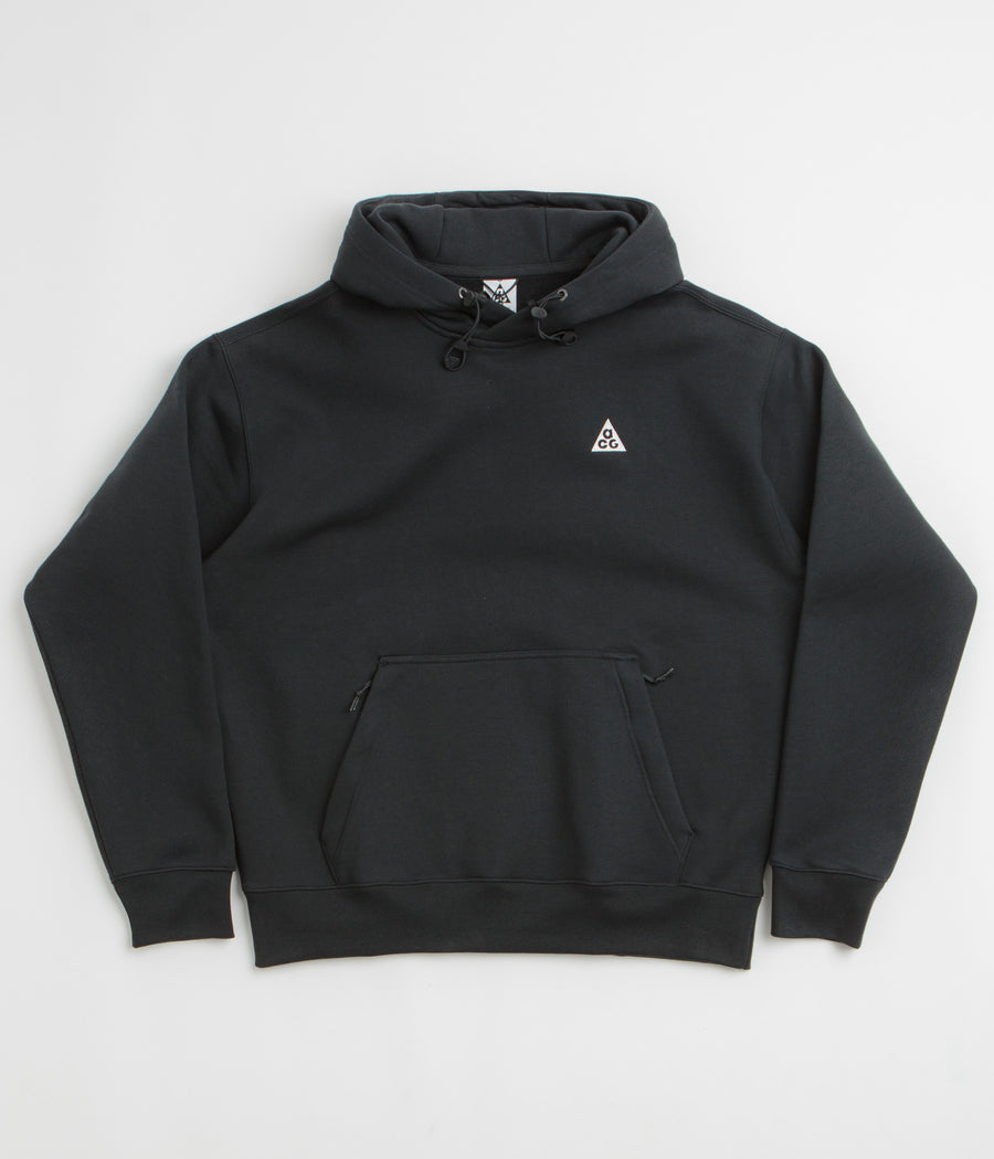 Nike ACG Tuff Fleece Triangle Hoodie in Black and Anthracite / Summit White