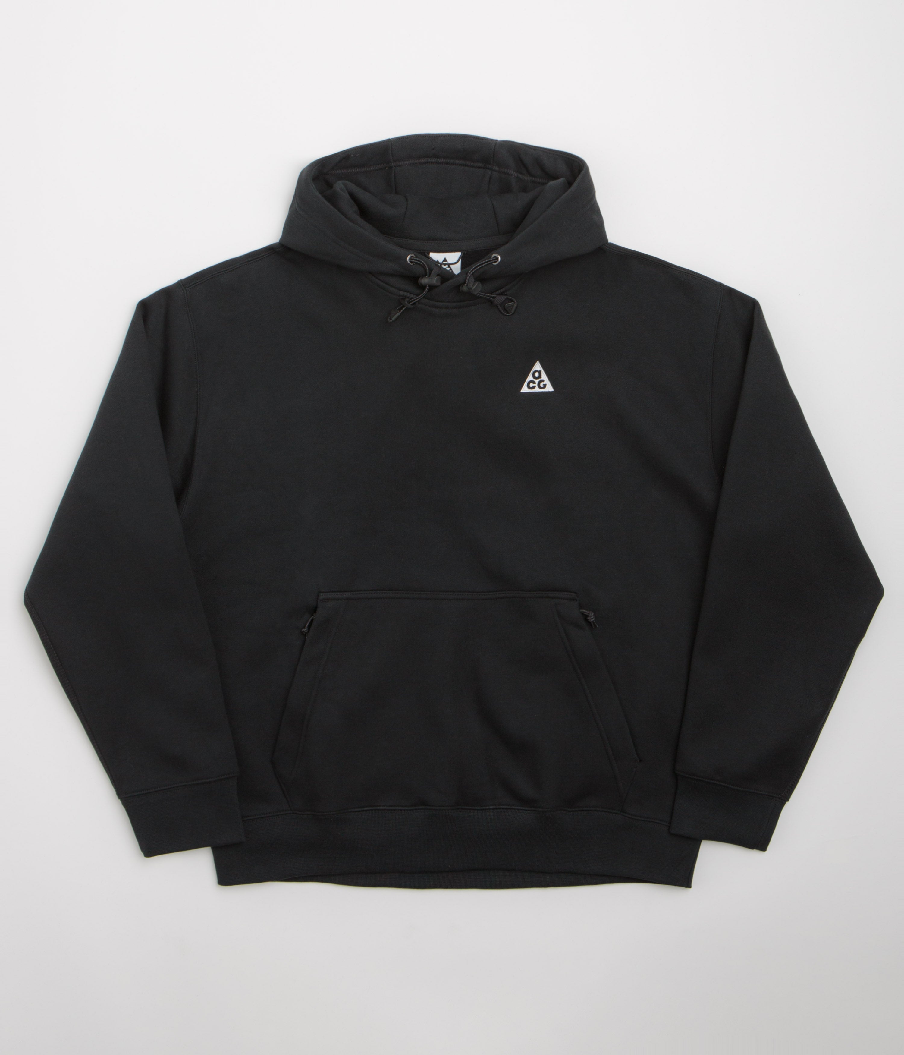 Nike ACG Tuff Fleece Triangle Hoodie in Black and Anthracite / Summit White