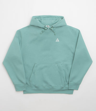 Nike ACG Tuff Fleece Triangle Hoodie in Cannon and Clay Green / Summit White