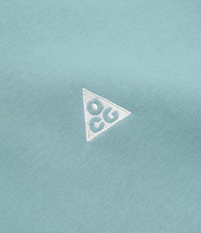 Nike ACG Tuff Fleece Triangle Hoodie in Cannon and Clay Green / Summit White