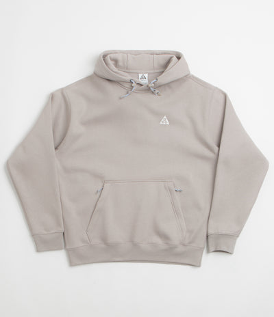 Nike ACG Tuff Fleece Triangle Hoodie in College Grey and Football Grey / Summit White