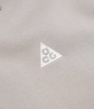 Nike ACG Tuff Fleece Triangle Hoodie in College Grey and Football Grey / Summit White